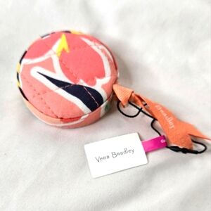 Vera Bradley NWT Tape Measure Rain Forest Lily Coral orange green navy w…